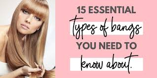 She gave a disdainful flick of her hair and marched out of the room. 15 Different Types Of Bangs You Should Know About In 2020