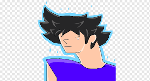 How to draw a cartoon dog: Drawing Desktop Ultra Instinct Blue Face Black Hair Png Pngwing