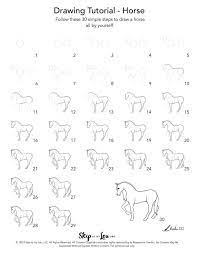 Easy Horse Head Drawing Step By Step Novocom Top