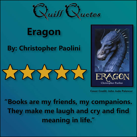 Eragon by Christopher Paolini: The Best Dragon Book - Quill Quotes