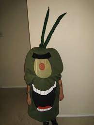 Plankton Spongebob Costume Spongebob Halloween Costume Spongebob Costume Character Halloween Costumes