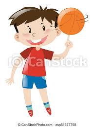 Learn how to spin the ball in the air. Boy Spinning Basketball On Finger Illustration Canstock