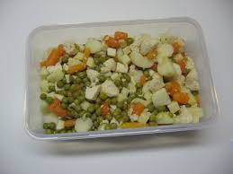 Da una portata veloce ad un secondo per le feste di natale e capodanno! Insalata Pollo Carote Patate E Piselli Oggi Si Mangia