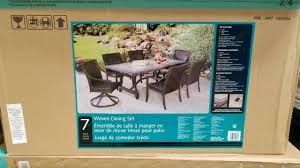 Maybe you would like to learn more about one of these? Costco Agio 7 Piece Woven Dining Set W Tile Tabletop 899 Youtube
