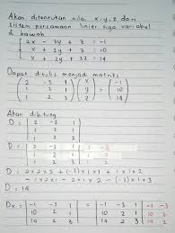 Contoh Latihan Soal Contoh Soal Matematika Sistem Persamaan Linear Tiga Variabel