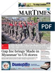 Check spelling or type a new query. Gap Inc Brings Made In Myanmar To Us Stores Kayan Army Throws Support Behind Nld 88 Generation Campaign Pdf Myanmar Gap Inc