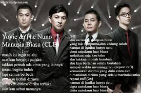 (c) 2014 sony music entertainment music video by yovie & nuno performing janji suci. Yovie The Nuno Manusia Biasa Clb Wikfa Ushi