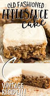 Applesauce Cake Applesauce Cake Recipe Desserts Apple Cake Recipes