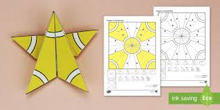 Use them as party decorations, add color to a room, add them to gift wrap, or use them to add a little luck to your life. Paper Star Craft Christmas Primary Resource Teacher Made