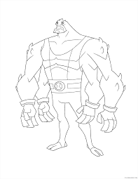 Ben 10 is a multiple emmy award winning franchise about a boy named ben tennyson who can change form and. Four Arms Ben 10 Coloring Pages Coloring And Drawing