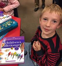 Dictionaries for the Custer School 3rd graders