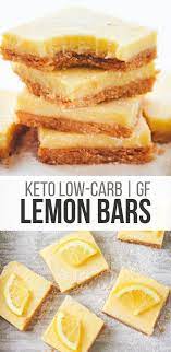 Keto Low Carb Lemon Bars Kate S Lyon Recipe Lemon Dessert Recipes Low Sugar Dessert Recipes Low Carb Recipes Dessert