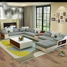 You may be tempted to push furniture up against the walls in a long, narrow living room to open up the space, but the effect will only highlight the shape of the room, making it feel longer and. Skf Decor L Shape Sofa For Living Room Rs 75000 Set Skf Decor Id 20932567962