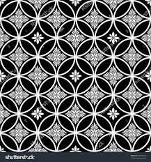 Black And White Floral Pattern Vector Seamless Abstract Floral Pattern Vector Background Black And White Ornament Graphic Modern Patt Floral Pattern Vector Art Deco Pattern Floral Pattern Design