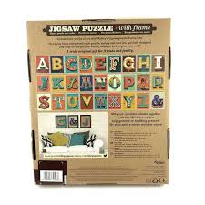 A jigsaw puzzle is an image split into multiple pieces of different shapes. Shop For Ridleys Alphabet Jigsaw Puzzle With Frame Letter Q Virgin Megastore Kuwait
