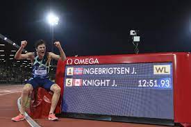 Seit diesem zeitpunkt auch auf der bahn ungeschlagen; Ingebrigtsen Breaks 21 Year Old European Record In Florence