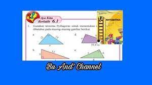 Jawaban matematika kelas 8 semester 2 halaman 11 nomor 1. Ayo Kita Berlatih 6 1 No 1 5 Matematika Kelas 8 Semester 2 Bab 6 Teorema Pythagoras Hal 11 13 Youtube