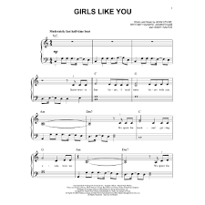 Check spelling or type a new query. Girls Like You Maroon 5 Notenbuch De