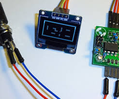 Attiny85 Connects To I2c Oled Display Great Things Can Be Small Arduino Projects Electronics Projects Diy Electronics Projects
