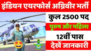 Indian Air Force Agniveer Recruitment: इंडियन एयर फोर्स अग्निवीर 12वीं पास  के लिए निकली नई भारती - SS Ki Tech