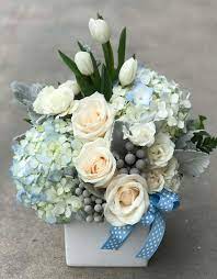Click the image for a popup. Baby Boy Blue By Pink The Little Flower Shop