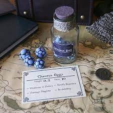 Alchemy Set Chaurus Eggs Potion Ingredients Fire Salts Vampire Dust Skyrim Crafts Handmade Paper Craft Items