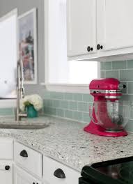 Our Kitchen For Charleston Home Design Magazine Coastal Kitchen Kitchen Diy Makeover Green Backsplash