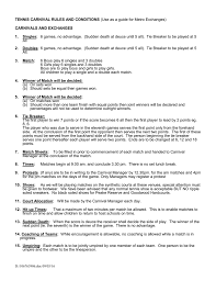 Find out more about playing great. Tennis Carnival Rules And Conditions Use As A Guide For