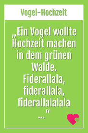 Die Vogelhochzeit Kinder Lied Kinderlieder Beliebte Kinderlieder