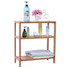 Songmics 3 Ablagen Badregal Badezimmerregal Kuchenregal Schuhregal Standregal Bambus Regal Bcb33y Songmics Http Www Bambus Regal Badregale Bambus Badezimmer