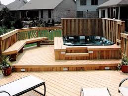 Pros Building Hot Tub Deck Backyard Design Ideas House Plans 158588