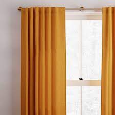 Net curtains yellow curtains crochet curtains rustic curtains cafe curtains kitchen curtains crochet sunflower sunflower. Solid European Flax Linen Curtain Dark Amber
