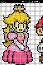 Pixel Art Peach Bugelperlen Bugel