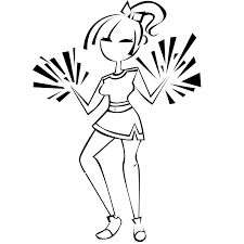 Cheer Girl Cheerleader Clipart Cheerleading Kids Events