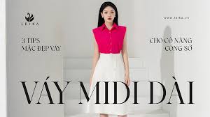 3 tips mặc đẹp váy midi dài cho cô nàng công sở