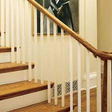 They sit closely against the wall, which is a nice option for narrow stairwells. 6 Ways To Make A Bland Staircase Grand This Old House
