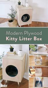 Pin Von Ciara Flugum Auf Einfache Holzprojekte In 2020 Katzen Toilette Katzentoilette Hund Diy