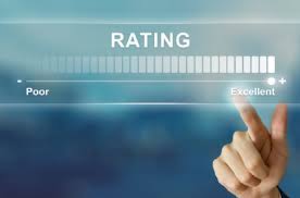 A measurement of how good or popular someone or something is: Performance Ratings The Research To Use Or Not To Use
