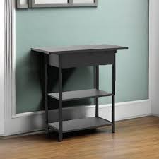 LIDYUK End Table with Charging Station, Flip Top Side Table with USB Ports  and Outlets, Nightstand for Small Spaces, Bedside Tables with Storage Shelf  for Living Room, Bedroom, Black : Home & Kitchen