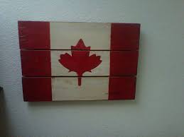 Reclaimed Wood Flag Canadian Maple Leaf Wooden Wall Hanging Etsy Wooden Wall Hangings Wood Flag Crafts With Pictures