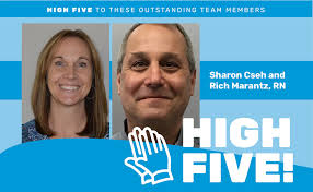 Today Divan and board member James Jones and I as a representative of the  Pilgrimage Committee, presented ICU Nurses Rachael Vazquez RN, Amber Dixon  CCRN, Yu-Chun Li BSN CCRN, and Carolann Potts