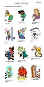 Name of diseases in humans with images in english. 8 Health Problems Symptoms And Illnesses Vocabulary Exercises