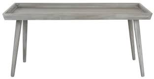 Walker edison modern geometric metal rectangle coffee table living room accent ottoman storage shelf, 40 inch, slate grey. Cof5700c Coffee Tables Furniture By Safavieh