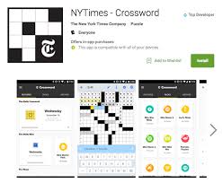 Listen to words and spell them over three levels. The New York Times Launches The Android App For Crosswords The New York Times