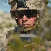 Parachute infantryman Cpl. Chris Galan, a native of