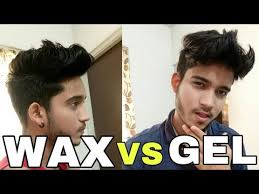 Hi friends this is a video about the difference between the wax and gel for more videos like this comment below and. Hair Wax Vs Hair Gel Hairstyle Using Set Wet Top 3 Hairstyle Using Hair Gel How To Use Gel Youtube