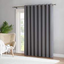 Warm Home Designs Extra Wide Blackout 102 Light Grey Patio Door Curtains Patio Door Curtains Glass Door Curtains Door Curtains
