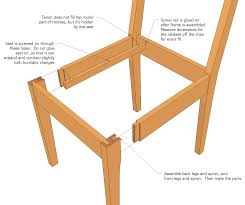 Kitchen Chair Plans Wood Kitchen Chair Free Woodworking Plans Furniture Wood Chair Diy