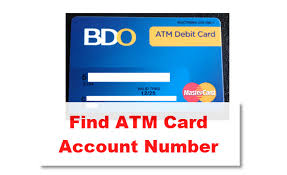 Find Bdo Atm Card Account Number 5 Ways Of Finding Isensey