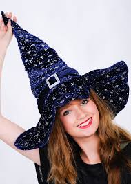 Explore a wide range of the best witch hat on aliexpress to find one that suits you! Deluxe Blue Velvet Halloween Witch Hat